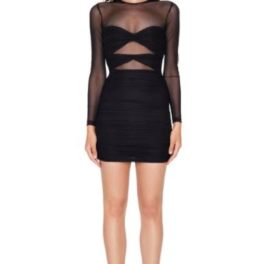 NWT Nookie Intrigue Mini Dress Black | MSRP $329.95 - Picture 1 of 8